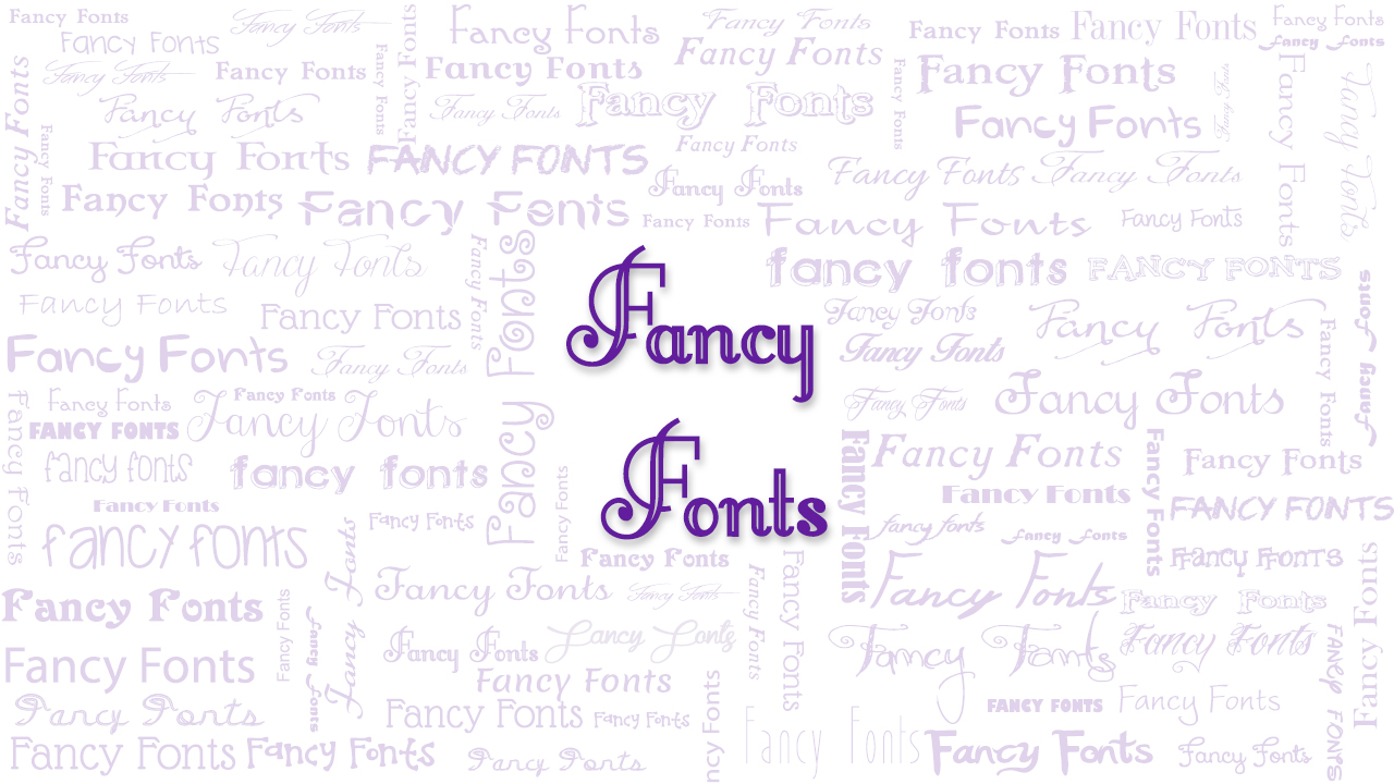 fancy font styles